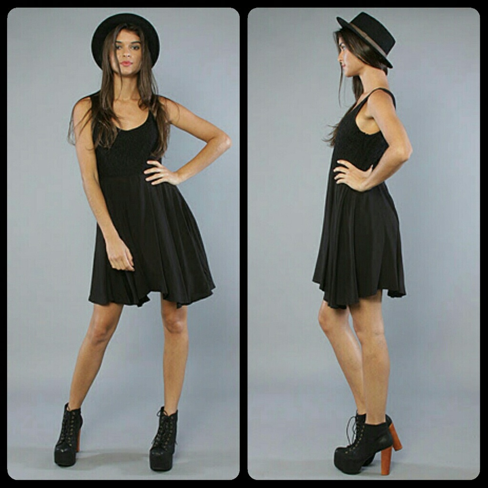 Jack BB DAKOTA Winona lacy Bodice Dress Pls Read Description